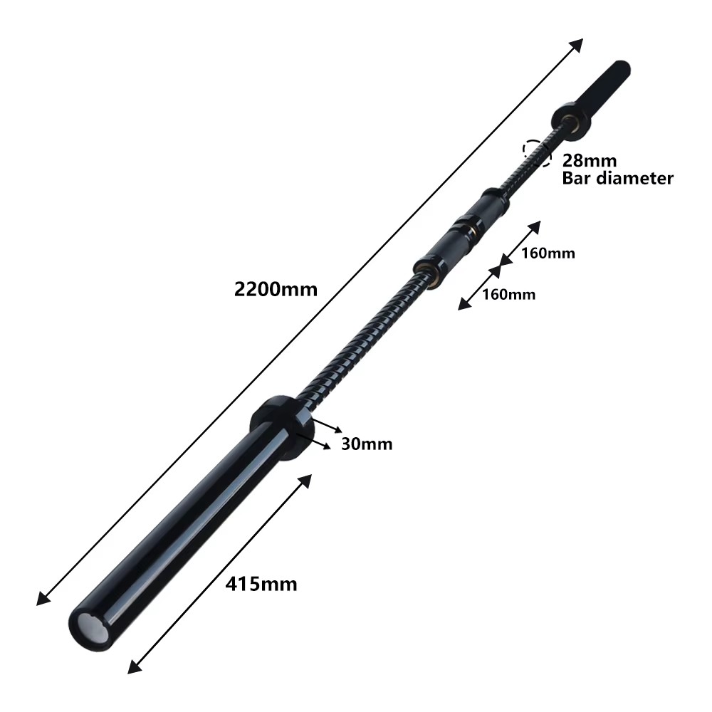 Olympic Barbell 20Kg - مجموعة أثقال باربل من سبائك الفولاذ