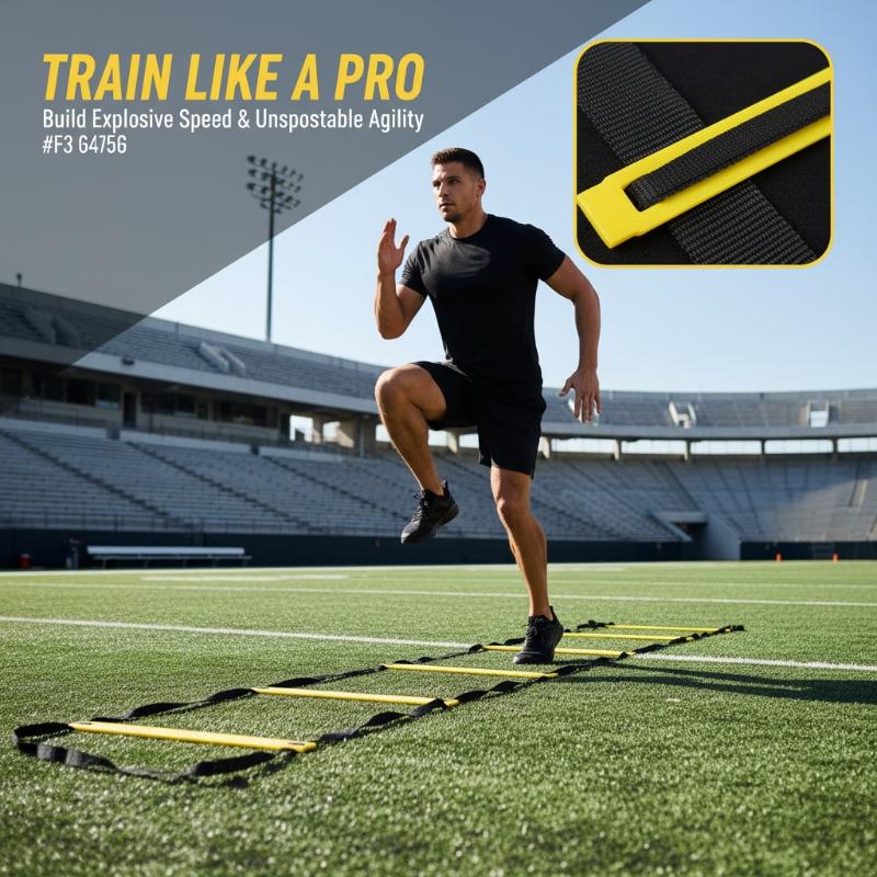 Agility Ladder Speed - سلالم تدريب الرشاقة خفيفة الوزن مع