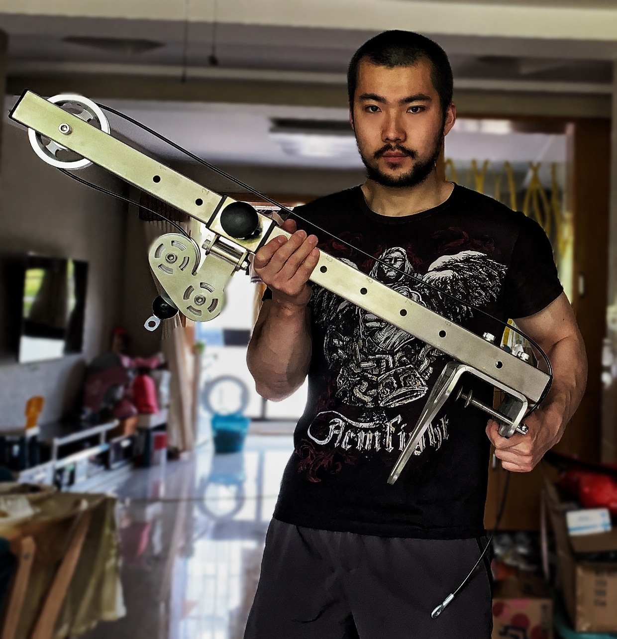 Home Gym Pulley System - جهاز تدريب المعصم الاحترافي للساعد بوزن