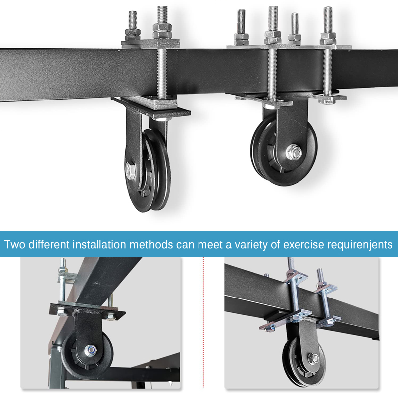 Home Gym Lat Pulldown Machine - نظام البكرة عالي التحمل - آلة