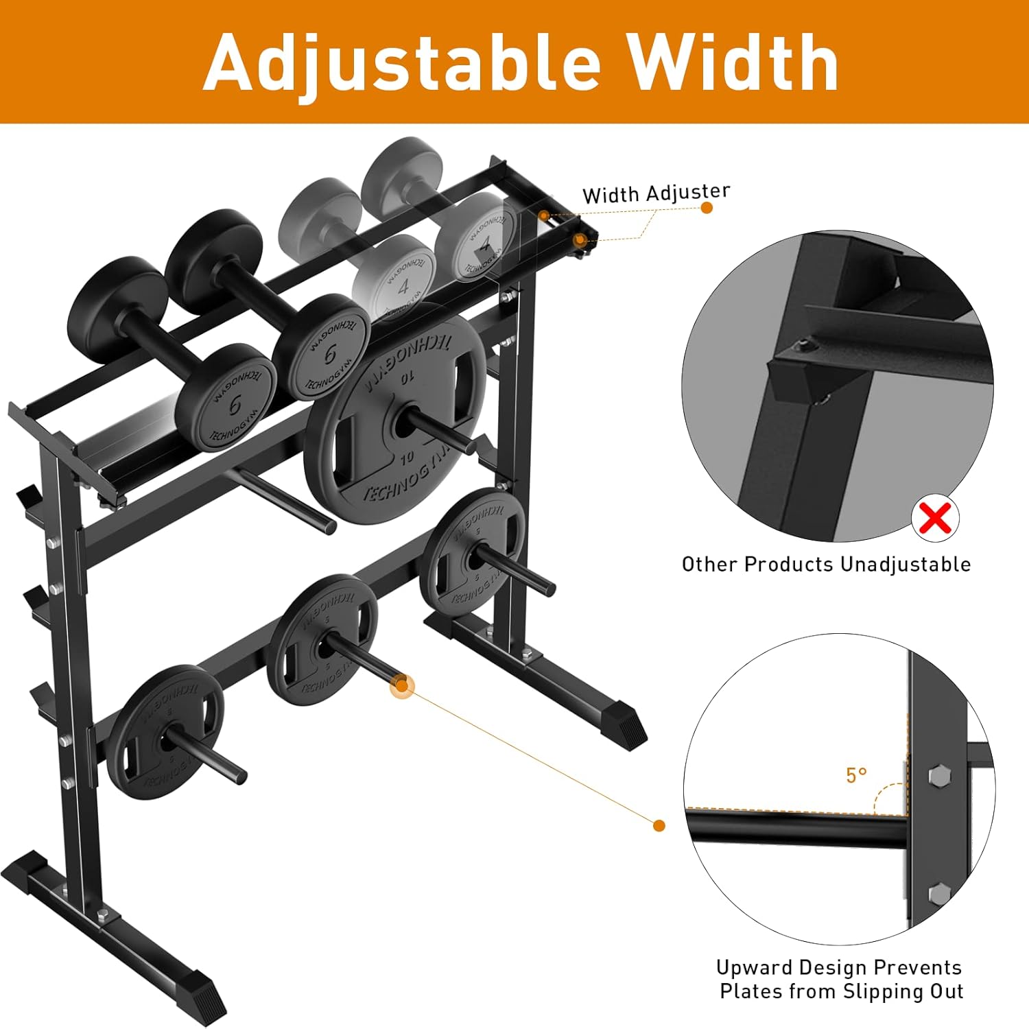 رف تخزين الأوزان لتدريب القوة  - مراجعة Home Gym Design وسعره
