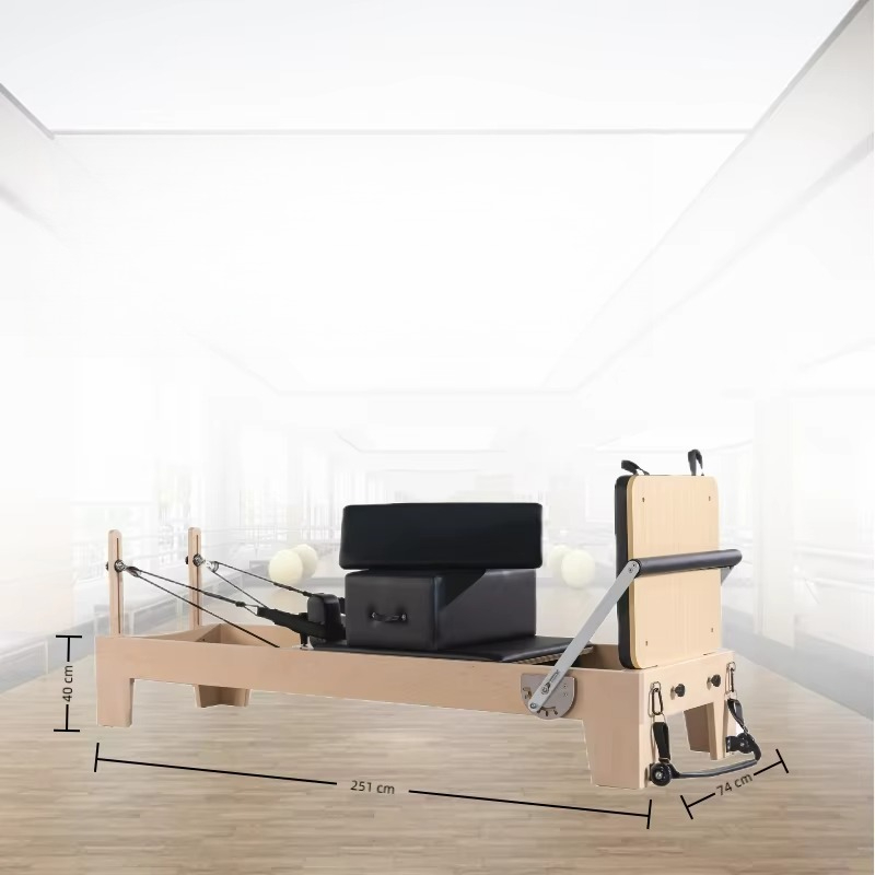 سرير بيلاتس خشبي اقتصادي للتدر - مراجعة Home Gym Cost وسعره