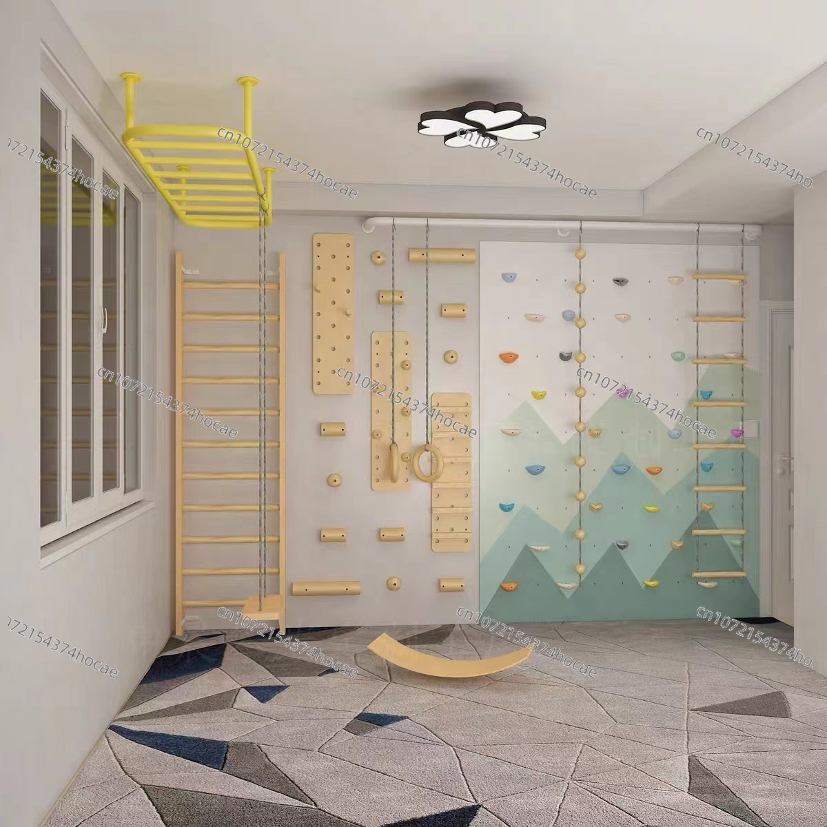 مجموعة جدار تسلق خشبي داخلي لل - مراجعة Gymnastic Rings Wooden وسعره