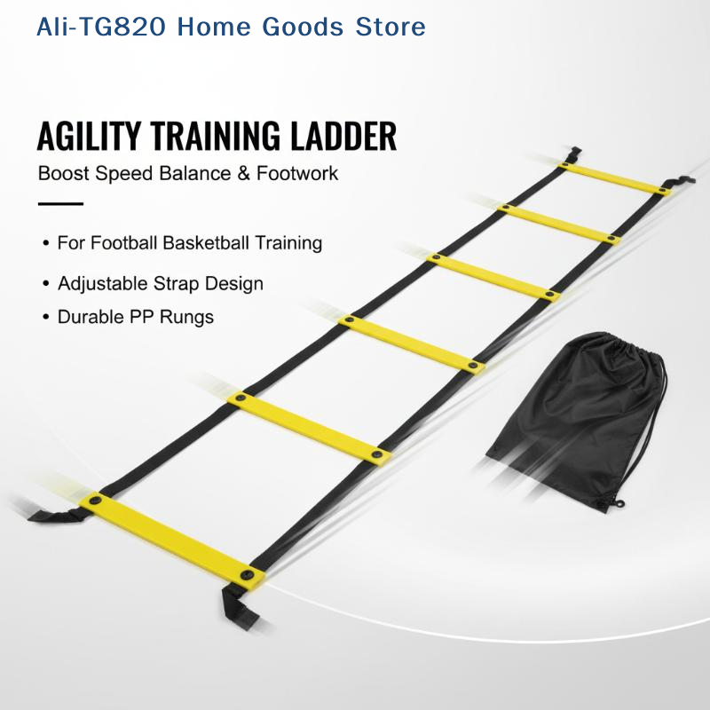 [تي جي 820] سلالم رشاقة بأشرطة - مراجعة Agility Ladder Speed وسعره