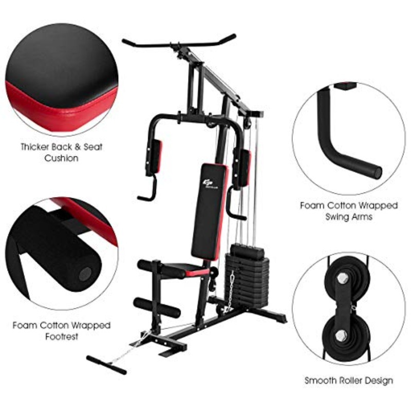 نظام رياضي منزلي متعدد الوظائف - مراجعة Home Gym Lat Pulldown Machine وسعره