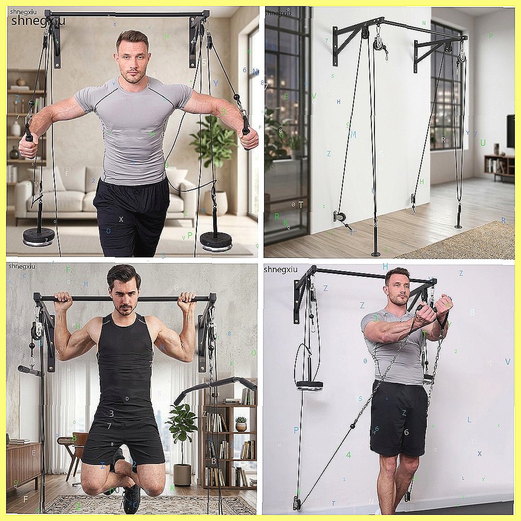 نظام بكرة تمارين اللياقة البدن - مراجعة Home Gym Pulley System وسعره