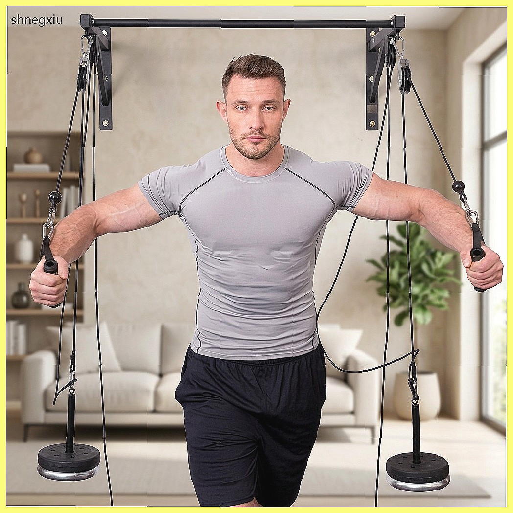 نظام بكرة تمارين اللياقة البدن - مراجعة Home Gym Pulley System وسعره