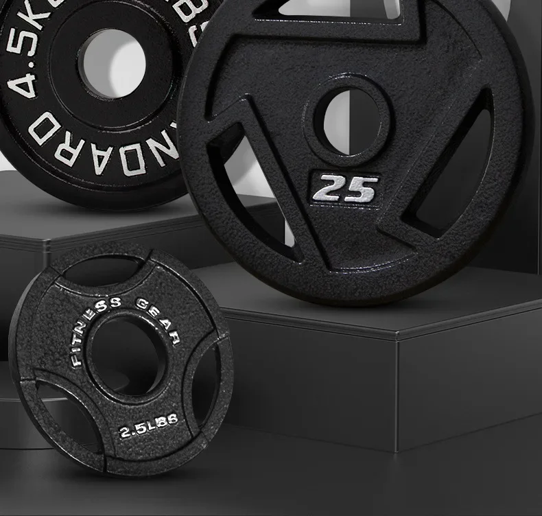 أقراص أوزان مطاطية سوداء بثلاث - مراجعة Olympic Barbell 20Kg وسعره