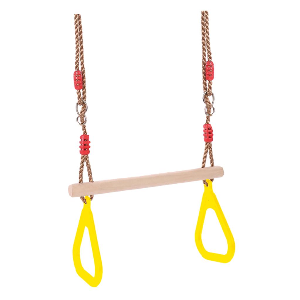 مجموعات أرجوحة للعب في الأماكن - مراجعة Gymnastic Rings Wooden وسعره