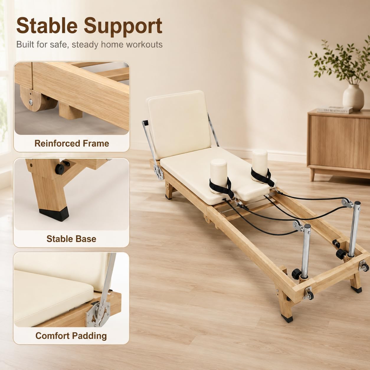 جهاز بيلاتس قابل للطي مقاس 75  - مراجعة Home Gym Tunturi وسعره