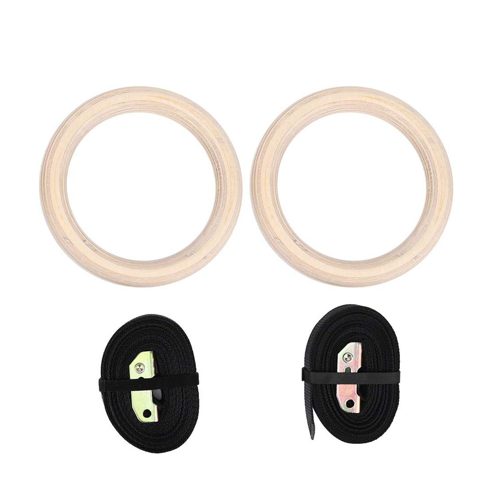 حلقات الجمباز لتدريبات اللياقة - مراجعة Gymnastic Rings Wooden وسعره
