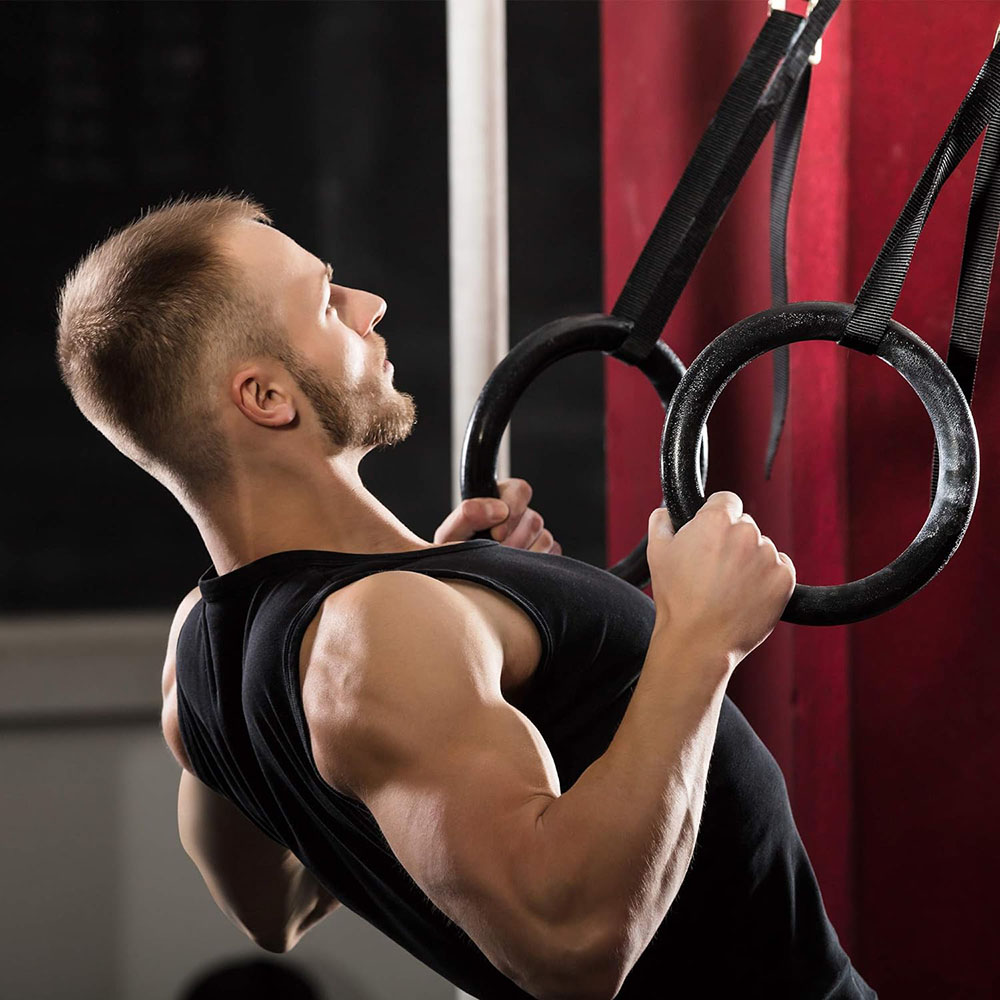 حلقات الجمباز لتدريبات اللياقة - مراجعة Gymnastic Rings Wooden وسعره