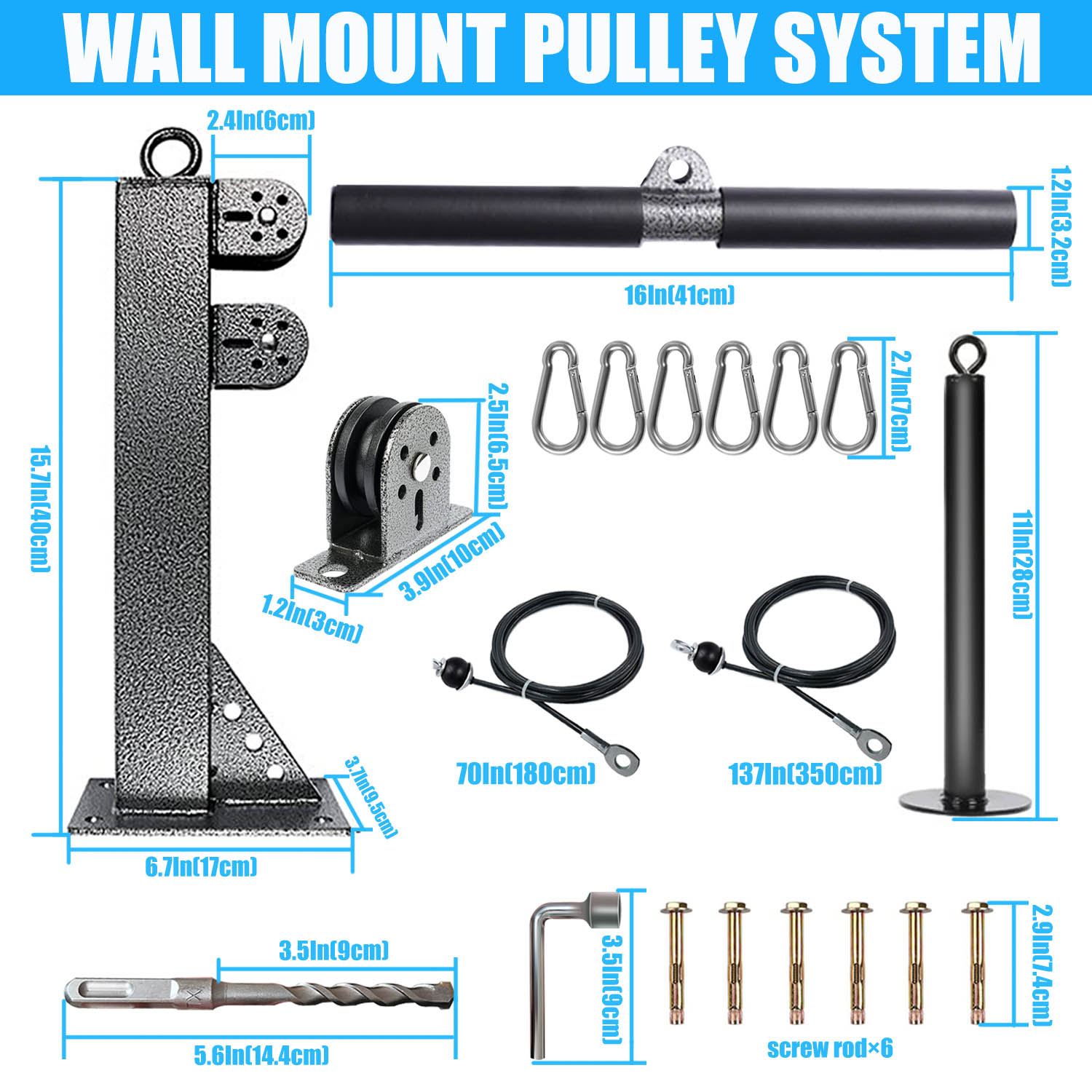 نظام بكرة مثبت على الحائط لليا - مراجعة Home Gym Pulley System وسعره