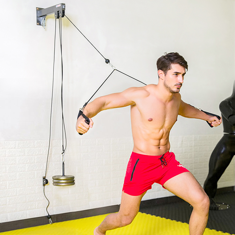 نظام بكرات عالمي يمكنك تركيبه  - مراجعة Home Gym Pulley System وسعره
