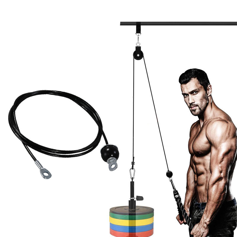 نظام بكرة كابلات رياضية شديدة  - مراجعة Home Gym Lat Pulldown Machine وسعره
