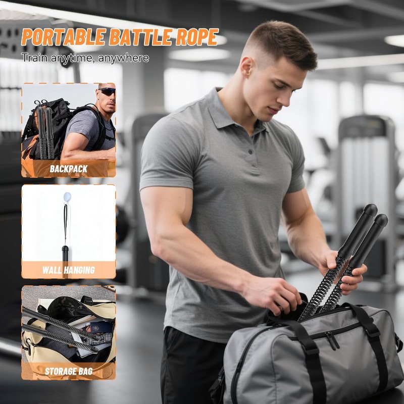 حبل قتالي لاسلكي للتمارين المت - مراجعة Home Gym Tunturi وسعره
