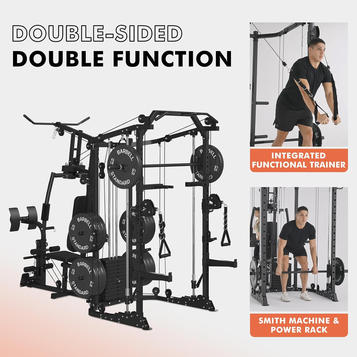جهاز سميث مزدوج المحطات، قفص ت - مراجعة Home Gym Tunturi وسعره