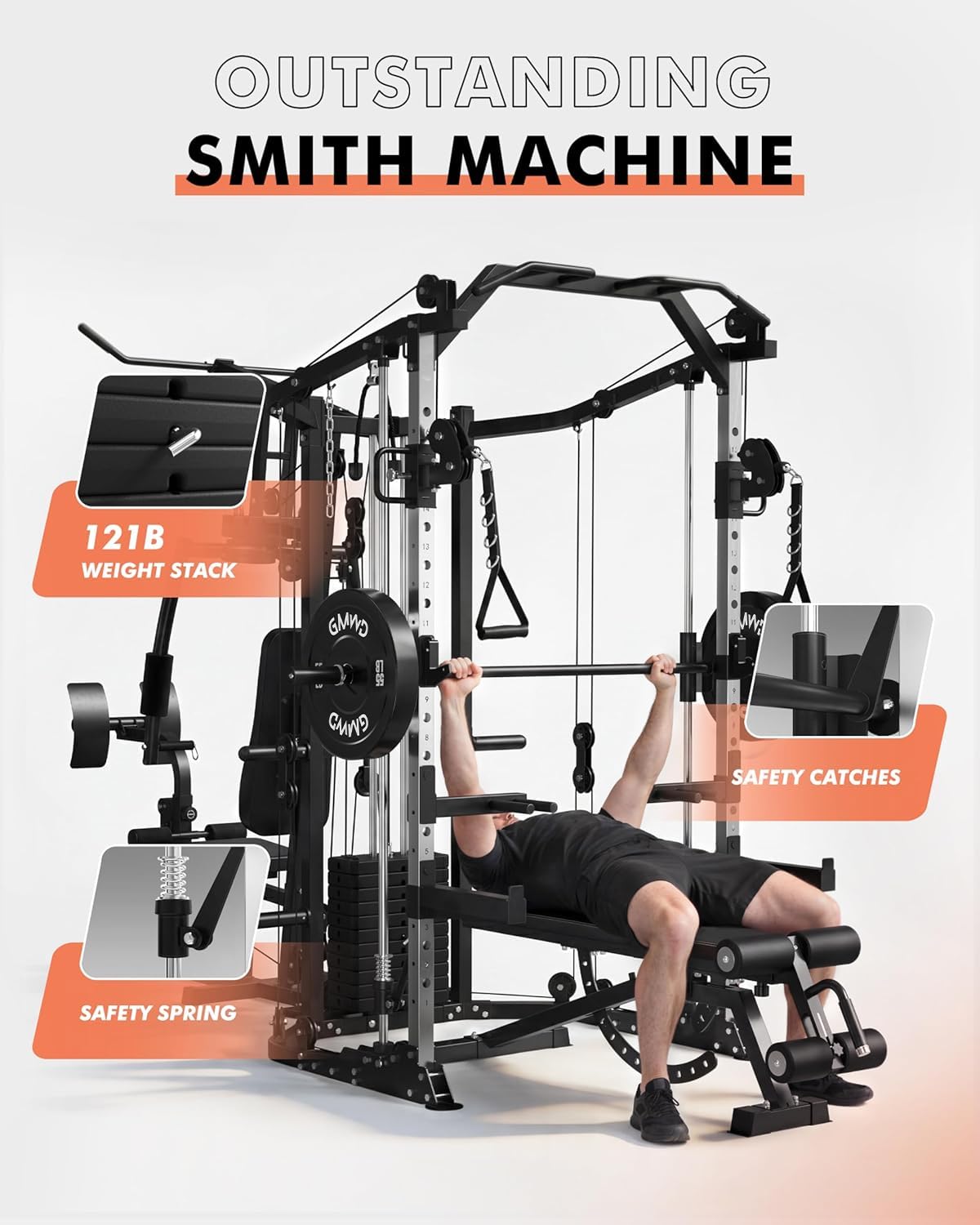 جهاز سميث مزدوج المحطات، قفص ت - مراجعة Home Gym Tunturi وسعره