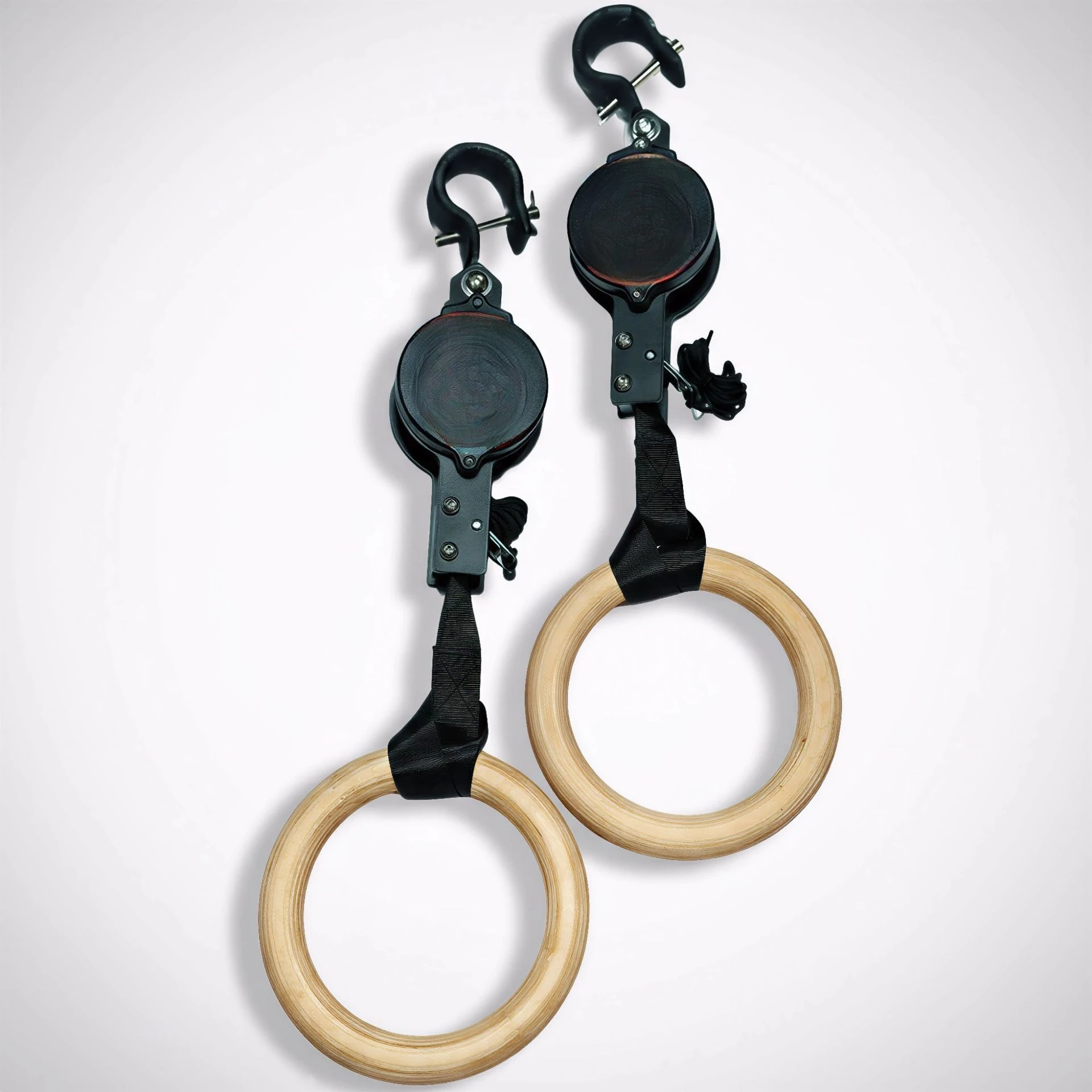 حلقات رياضية متينة وآمنة مصنوع - مراجعة Gymnastic Rings Wooden وسعره