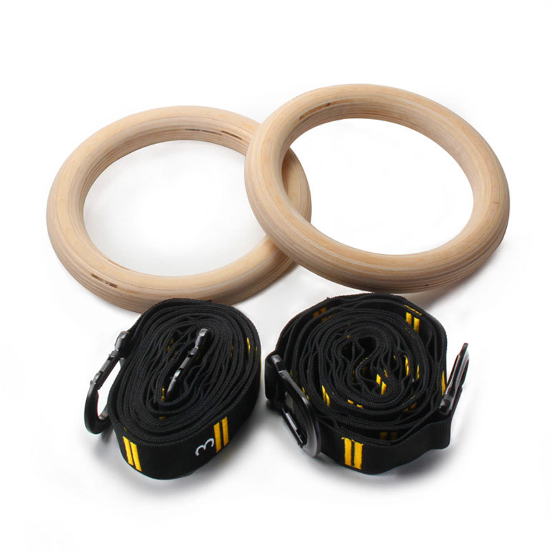 حلقات جمباز خشبية قابلة للتعلي - مراجعة Gymnastic Rings Wooden وسعره