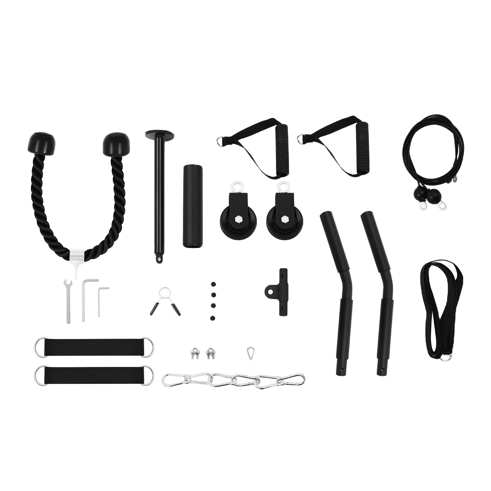 نظام تمارين الكابل بوزن 120 كج - مراجعة Home Gym Pulley System وسعره