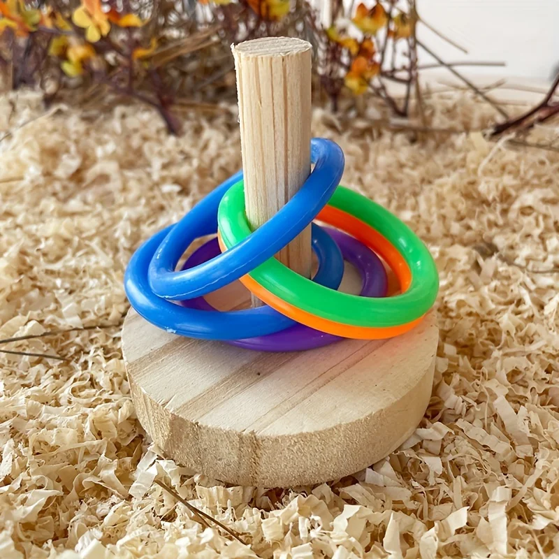 لعبة حلقة الببغاء التفاعلية ال - مراجعة Gymnastic Rings Wooden وسعره