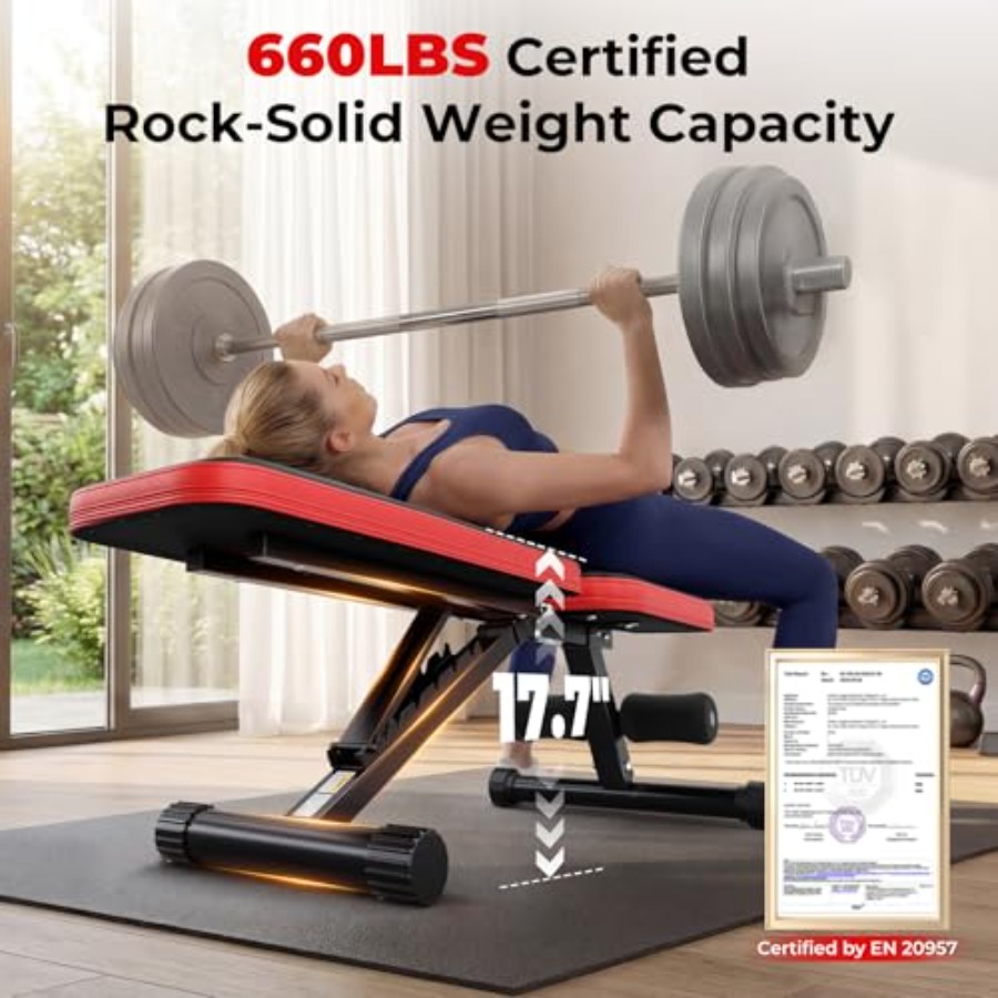 مقعد تمارين منزلي قابل للتعديل - مراجعة Home Gym Design وسعره