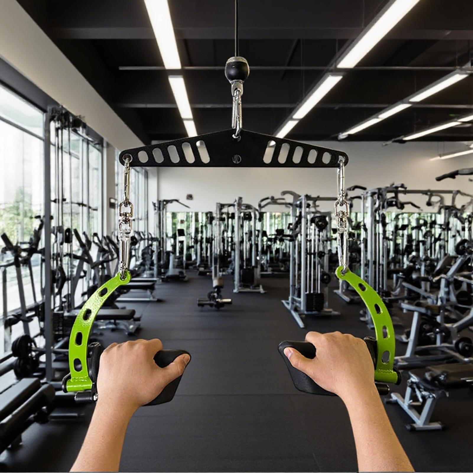 كابل آلة مرفق نظام البكرة محول - مراجعة Home Gym Pulley System وسعره