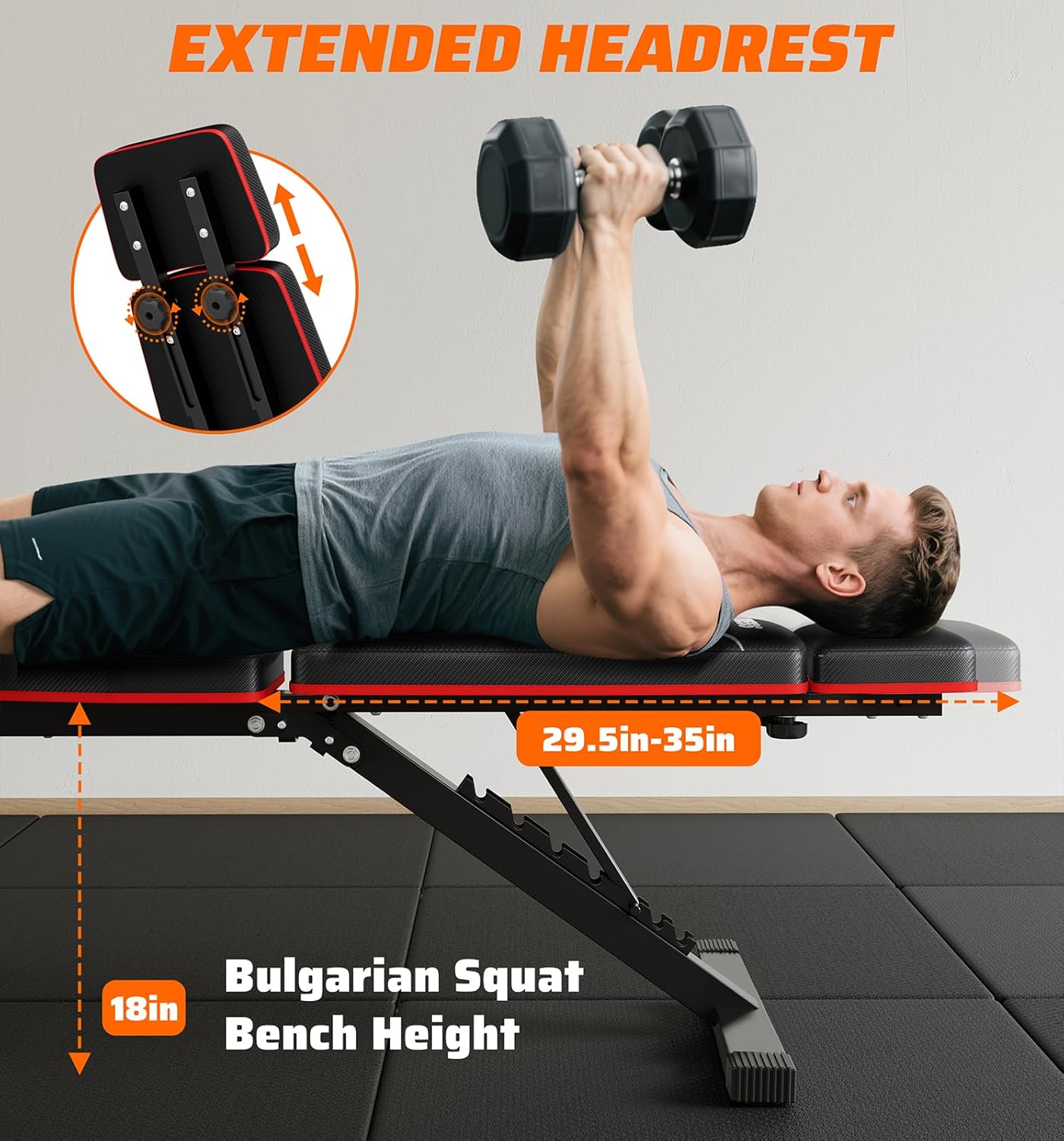 مقعد أوزان قابل للطي للصالة ال - مراجعة Home Gym Bench وسعره