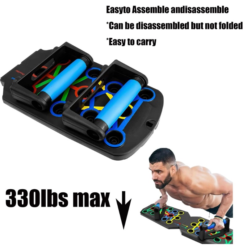 لوح تمارين قابل للطي مع أربطة  - مراجعة Home Gym System وسعره