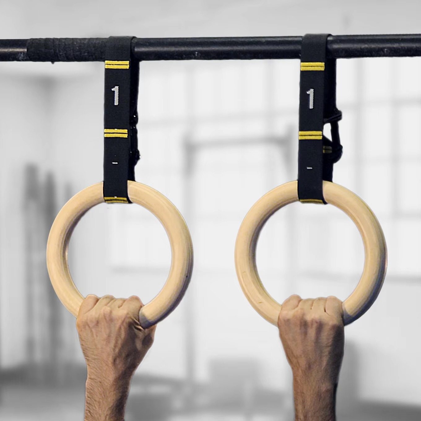 حلقات الجمباز الخشبية مقاس 28/ - مراجعة Gymnastic Rings Wooden وسعره